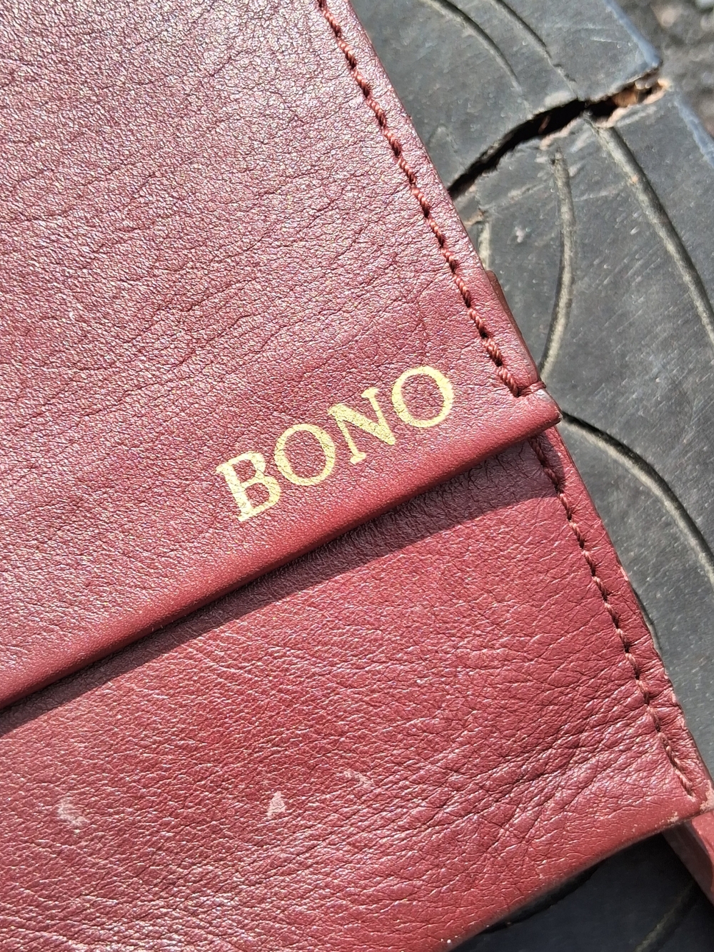 Shinola Burgundy Leather Wallet Insert - Picture 2 of 9
